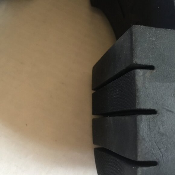 Ladie's Brown MOTO Brady Work Boots NICE Ankle Height with Buckles 7M - Picture 8 of 9